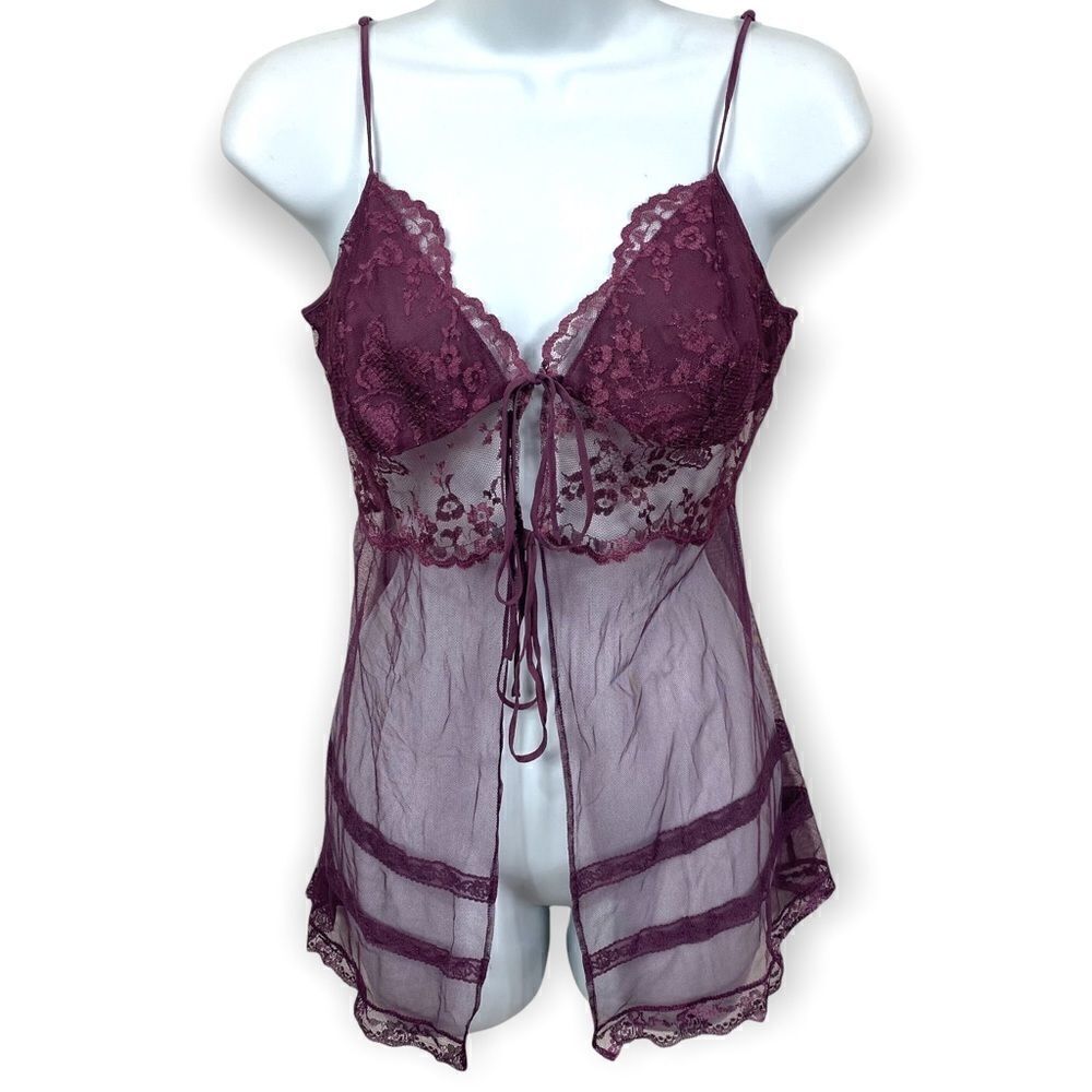 Victoria's secret silk Lace Sheer chemise